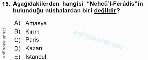 Soru 15