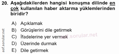 Soru 20