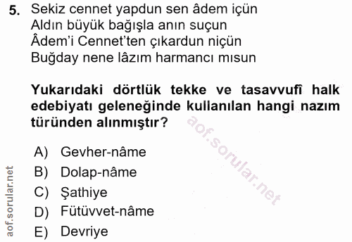 Soru 5