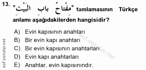 Soru 13