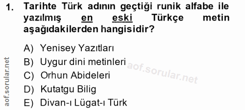Soru 1