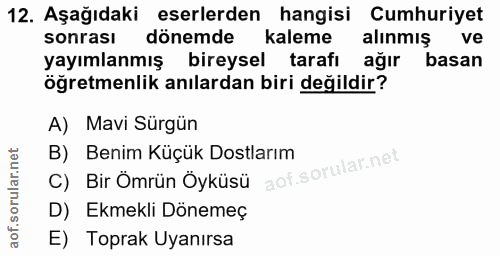 Soru 12