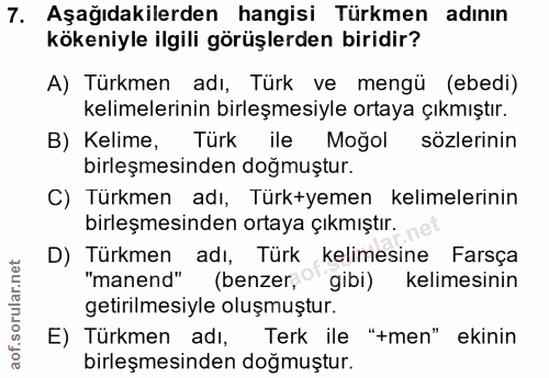 Soru 7