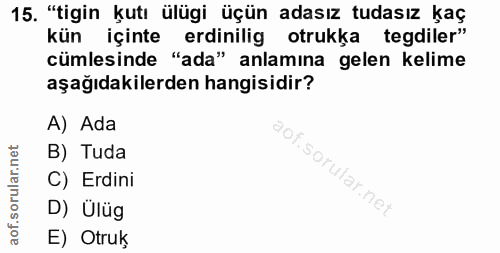 Soru 15