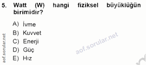 Soru 5