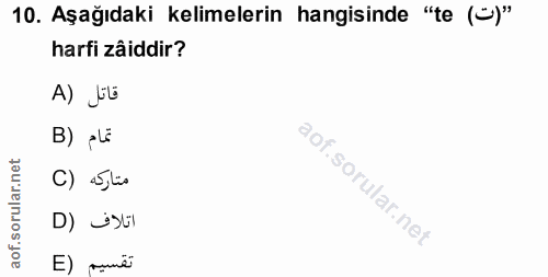 Soru 10