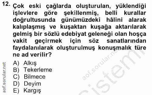 Soru 12