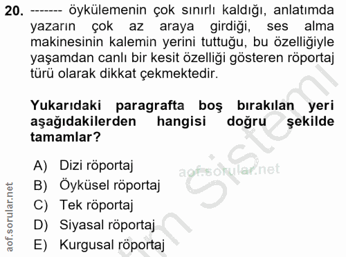 Soru 20