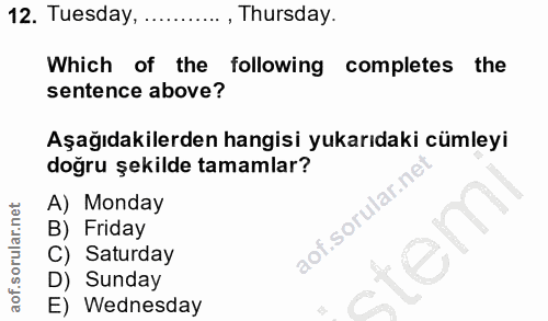 Soru 12