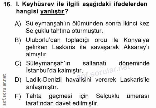 Soru 16