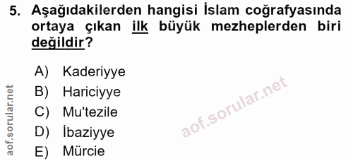 Soru 5