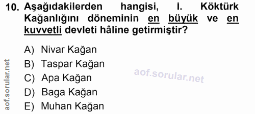 Soru 10