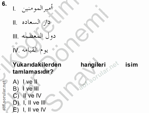 Soru 6