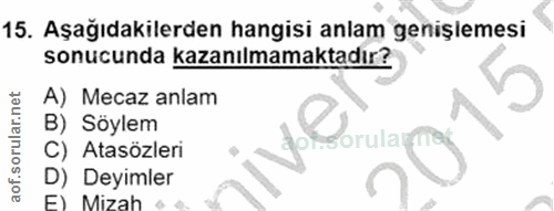 Soru 15