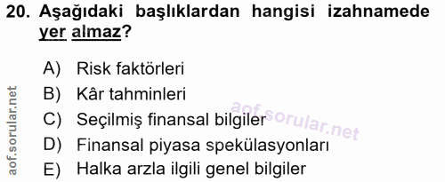 Soru 20