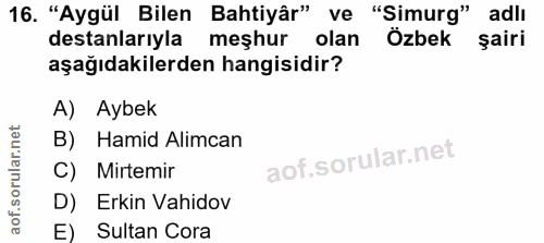 Soru 16