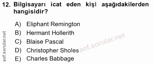 Soru 12