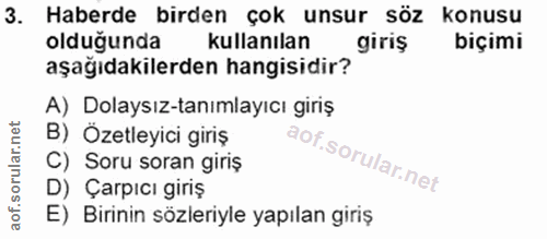 Soru 3