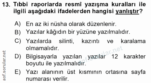 Soru 13