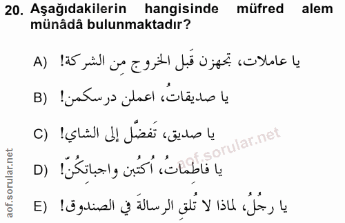 Soru 20