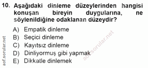 Soru 10
