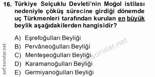 Soru 16