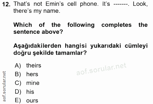 Soru 12