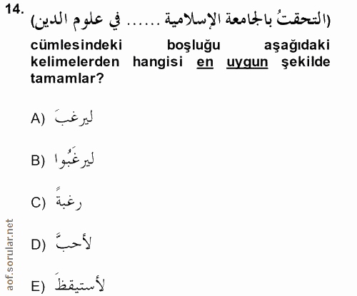 Soru 14