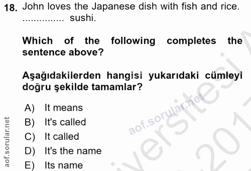 Soru 18