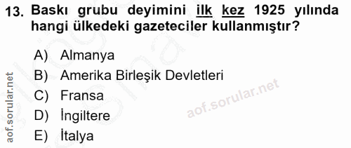 Soru 13