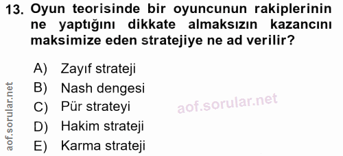 Soru 13