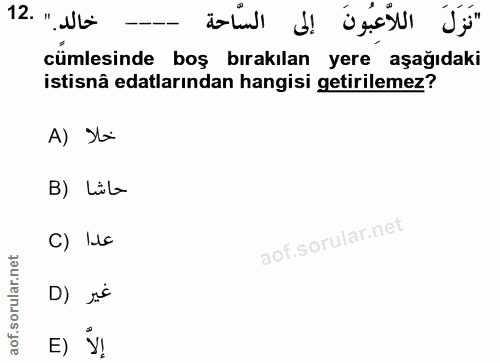 Soru 12
