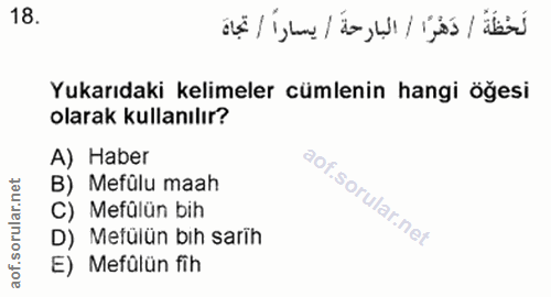 Soru 18