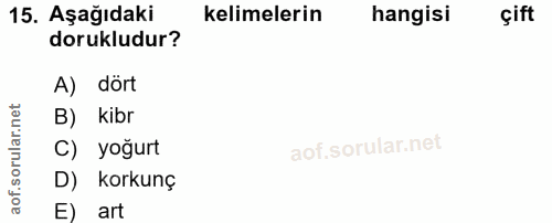 Soru 15