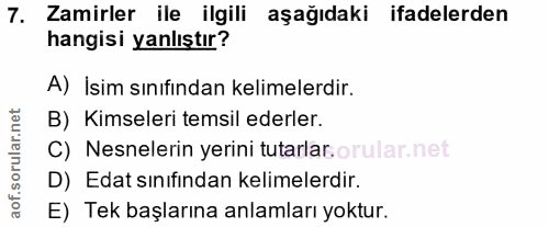 Soru 7