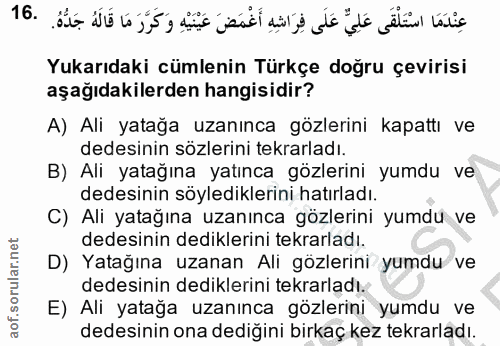 Soru 16