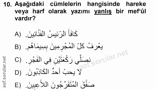 Soru 10