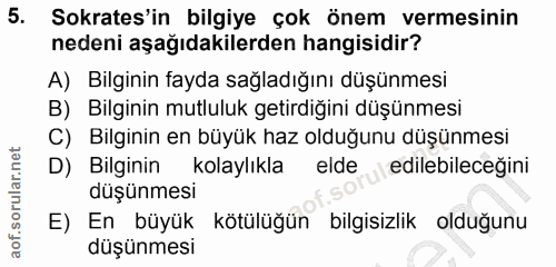 Soru 5