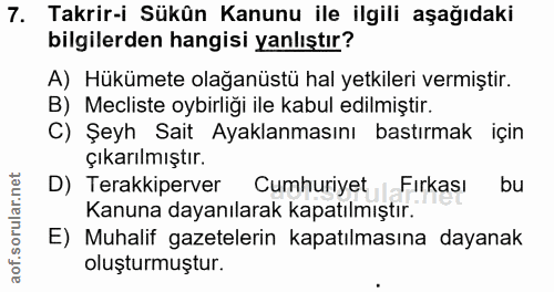 Soru 7
