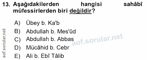 Soru 13