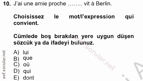 Soru 10