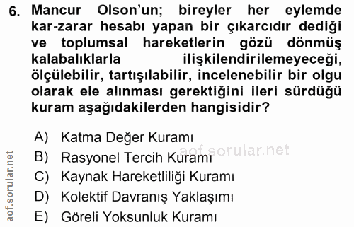 Soru 6