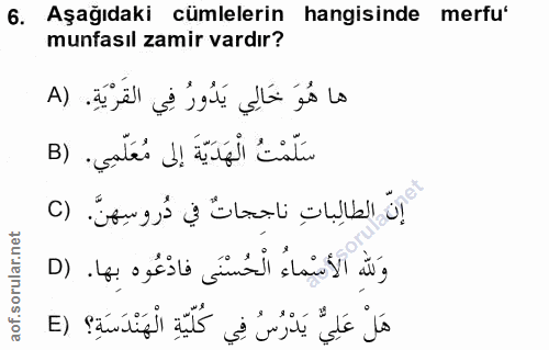 Soru 6