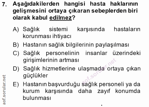 Soru 7