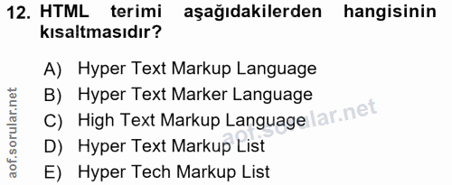 Soru 12