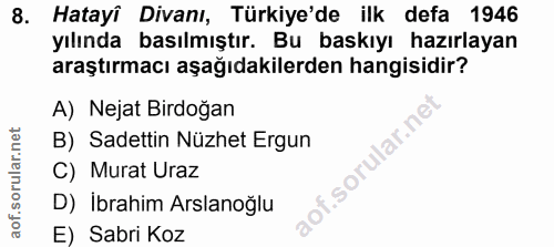 Soru 8