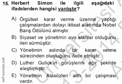 Soru 15