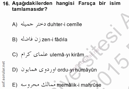 Soru 16