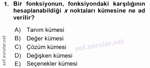 Soru 1