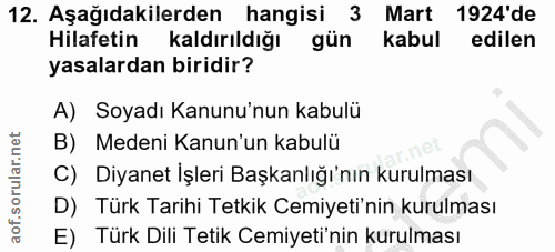 Soru 12